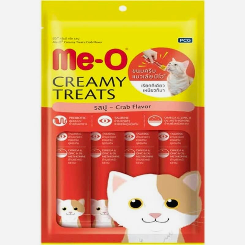 Me-O Yengeçli Kedi Ödülü Kedi Çorbası 15 Gr X 4`lü Me-O Yengeçli Kedi Ödülü Kedi Çorbası 15 Gr X 4`lü